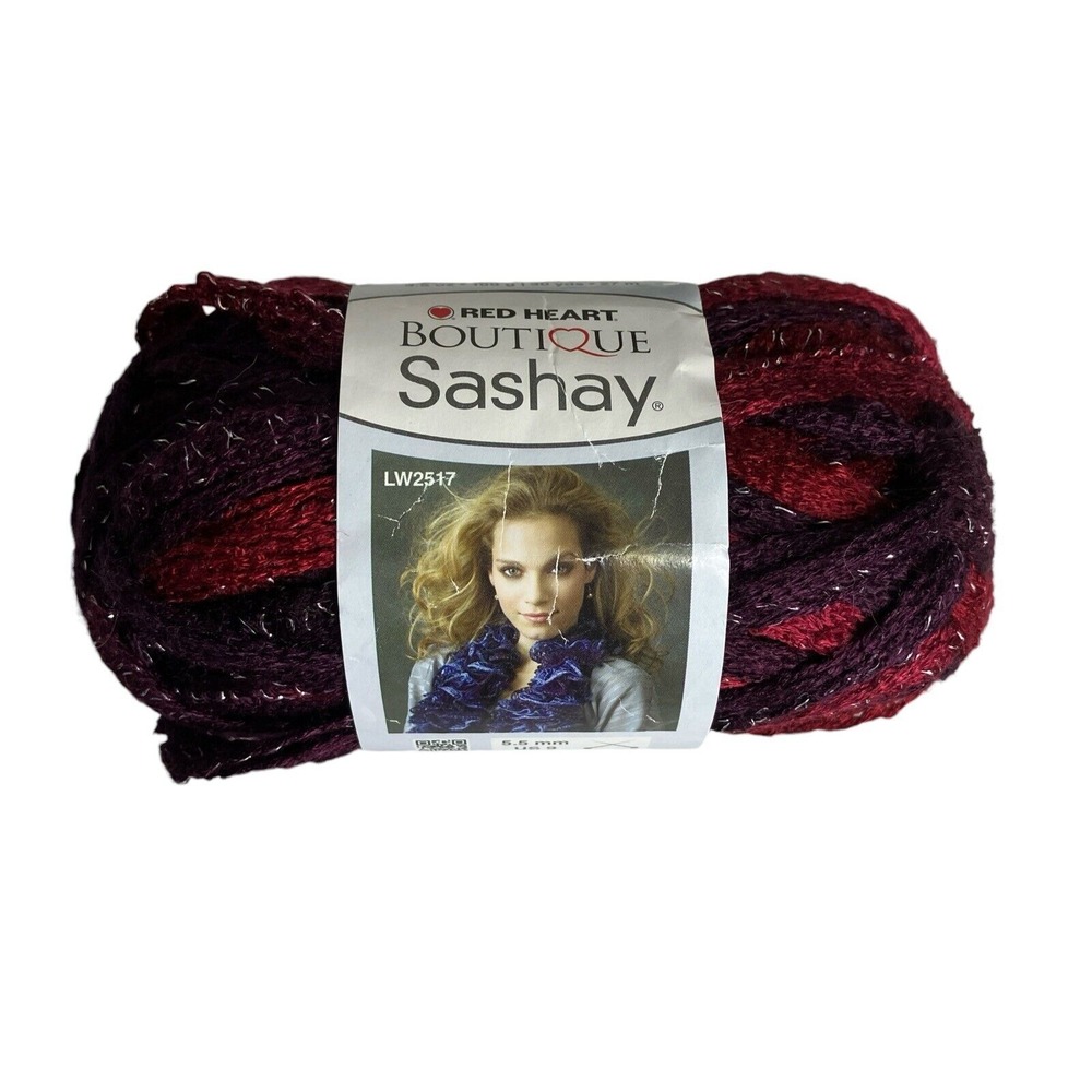 Red Heart Boutique Sashay Yarn #1943 Tango Super‎ bulky 6